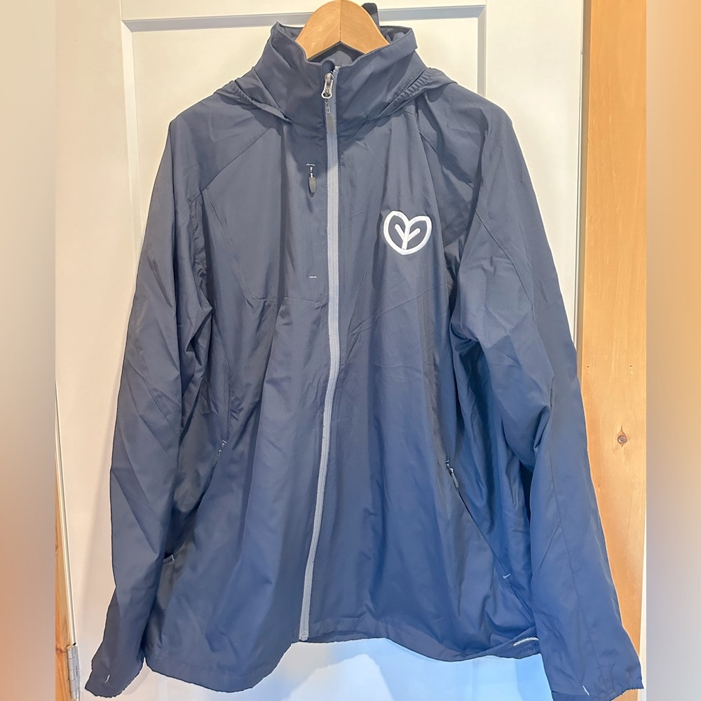 Trimark men’s rain jacket, Navy, size XL